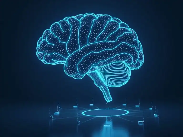 Illustration of a glowing brain symbolizing the strategic thinking in "The Ultimate Guide to Affiliate Marketing"